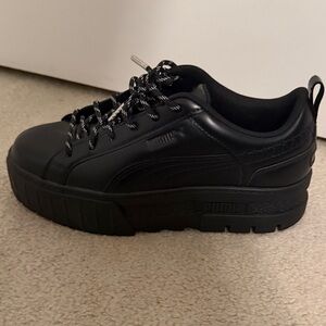 Puma All-Black Chunky Sneakers